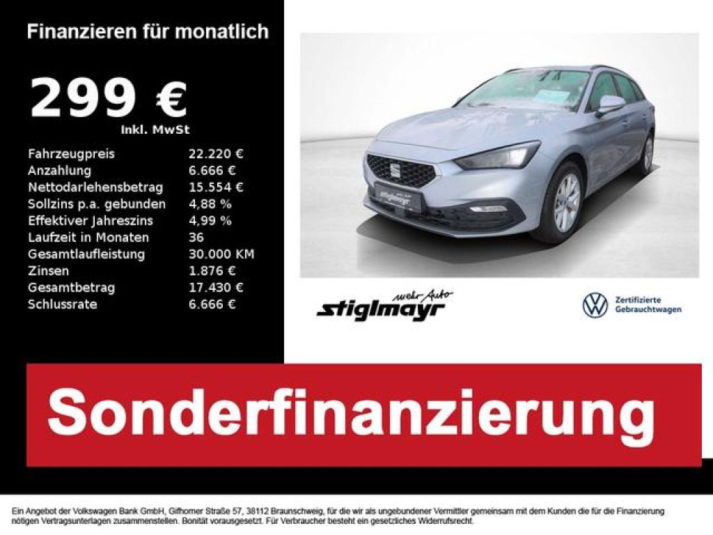 Seat Leon bei Gebrauchtwagen.expert - Hauptabbildung Seat Leon bei Gebrauchtwagen.expert - Hauptabbildung
