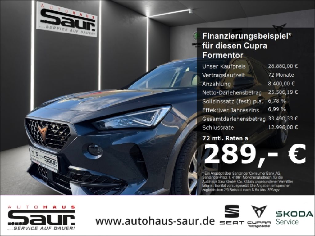 Cupra Formentor bei Gebrauchtwagen.expert - Hauptabbildung Cupra Formentor bei Gebrauchtwagen.expert - Hauptabbildung