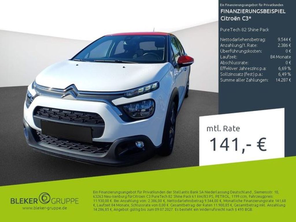 Citroen C3 bei Gebrauchtwagen.expert - Hauptabbildung Citroen C3 bei Gebrauchtwagen.expert - Hauptabbildung