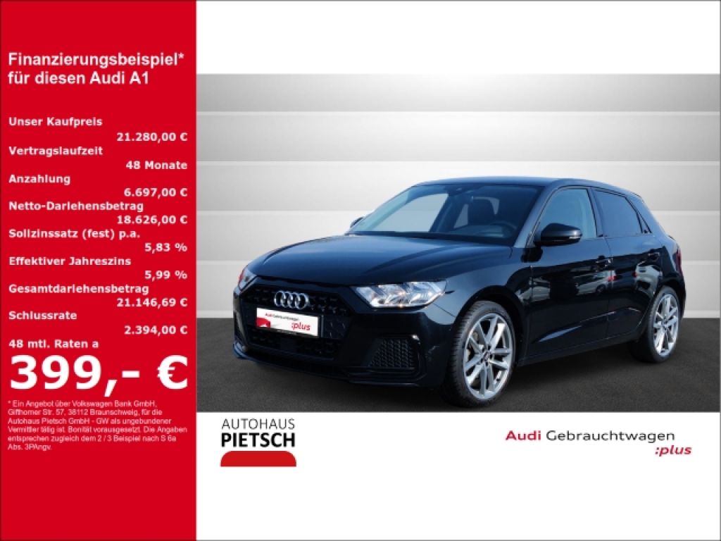 Audi A1 Sportback bei Gebrauchtwagen.expert - Hauptabbildung Audi A1 Sportback bei Gebrauchtwagen.expert - Hauptabbildung