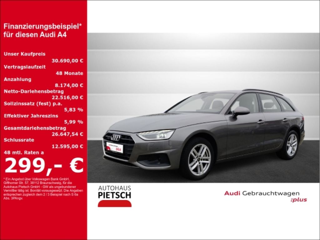 Audi A4 bei Gebrauchtwagen.expert - Hauptabbildung Audi A4 bei Gebrauchtwagen.expert - Hauptabbildung