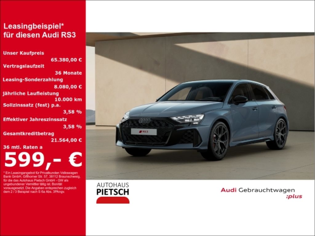 Audi RS 3 bei Gebrauchtwagen.expert - Hauptabbildung Audi RS 3 bei Gebrauchtwagen.expert - Hauptabbildung