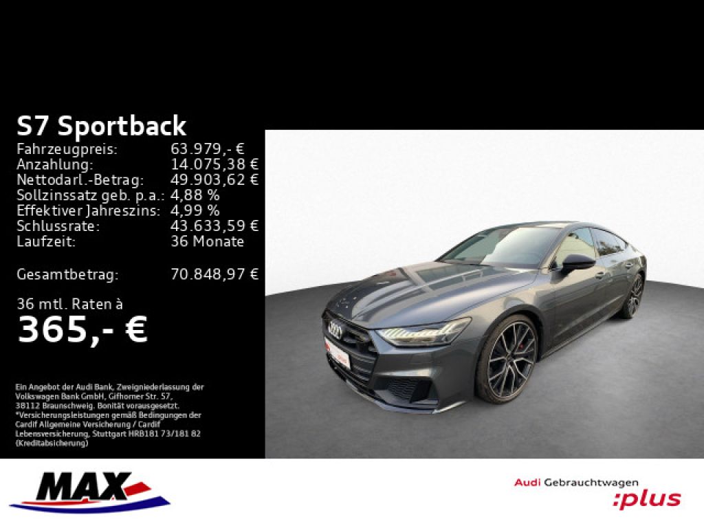 Audi S7 Sportback bei Gebrauchtwagen.expert - Hauptabbildung Audi S7 Sportback bei Gebrauchtwagen.expert - Hauptabbildung