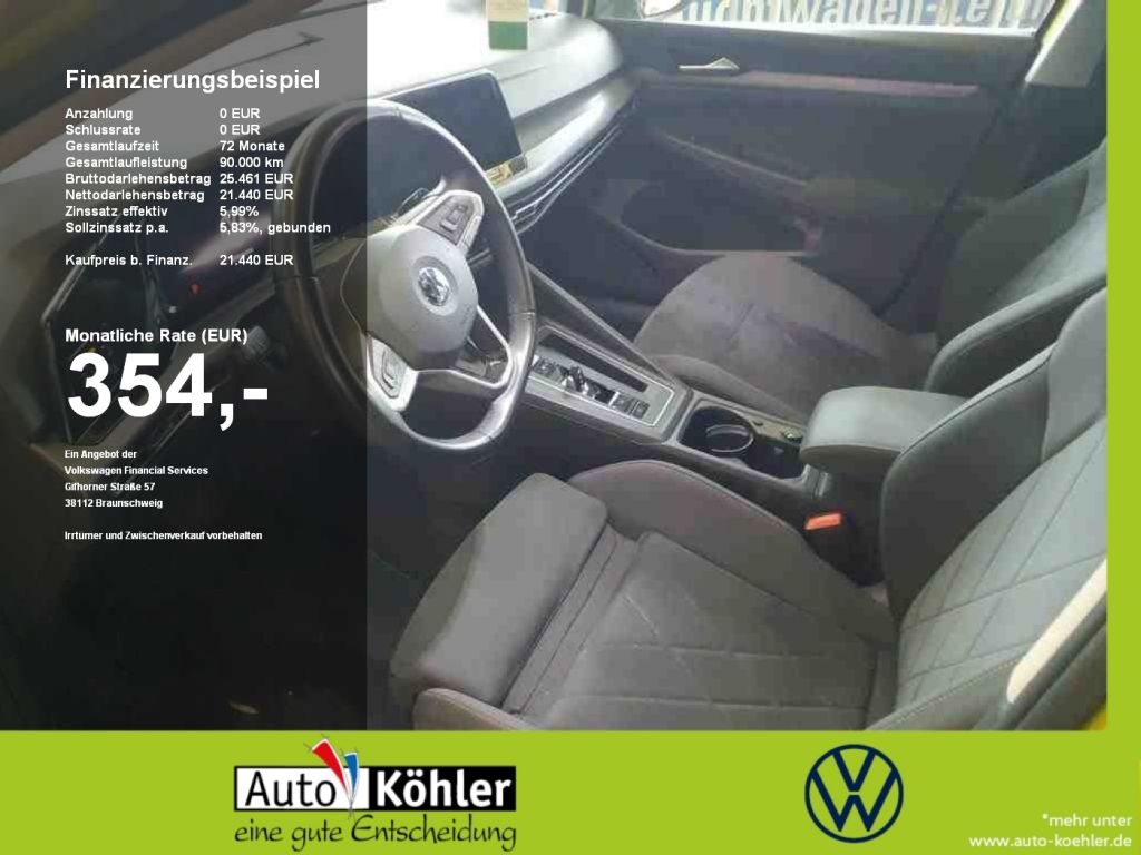 VW Golf bei Gebrauchtwagen.expert - Hauptabbildung VW Golf bei Gebrauchtwagen.expert - Hauptabbildung