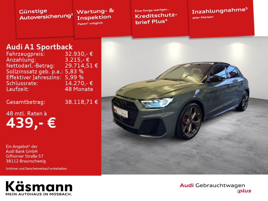 Audi A1 Sportback bei Gebrauchtwagen.expert - Hauptabbildung Audi A1 Sportback bei Gebrauchtwagen.expert - Hauptabbildung
