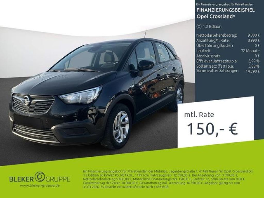 Opel Crossland X bei Gebrauchtwagen.expert - Hauptabbildung Opel Crossland X bei Gebrauchtwagen.expert - Hauptabbildung