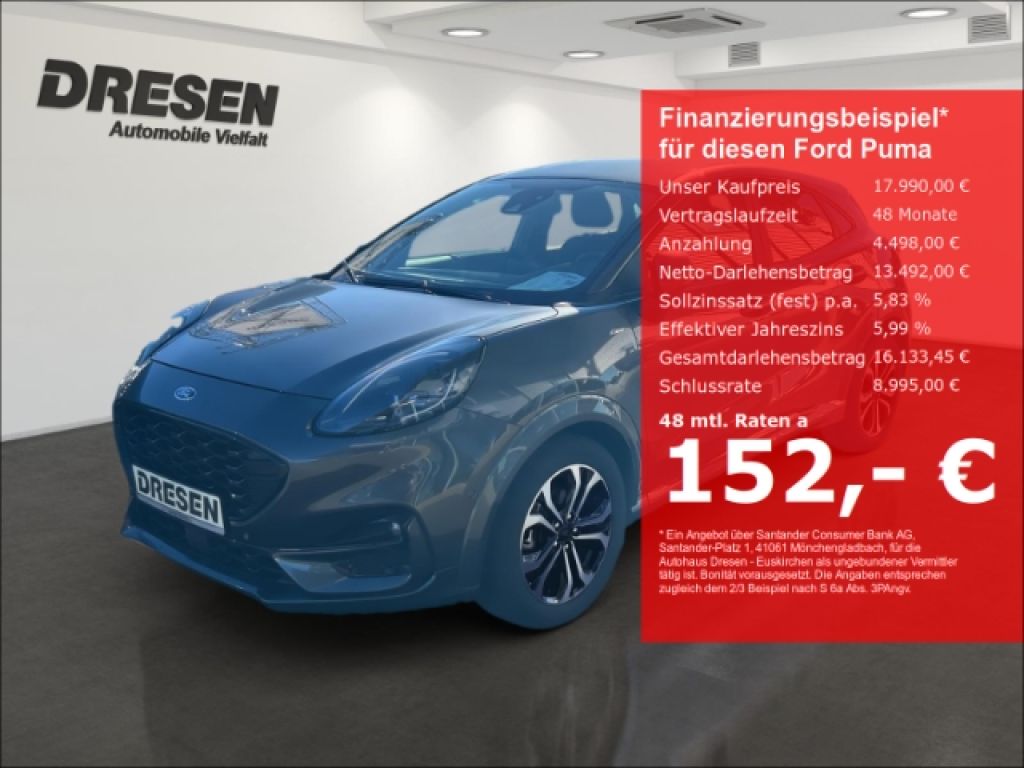 Ford Puma bei Gebrauchtwagen.expert - Hauptabbildung Ford Puma bei Gebrauchtwagen.expert - Hauptabbildung