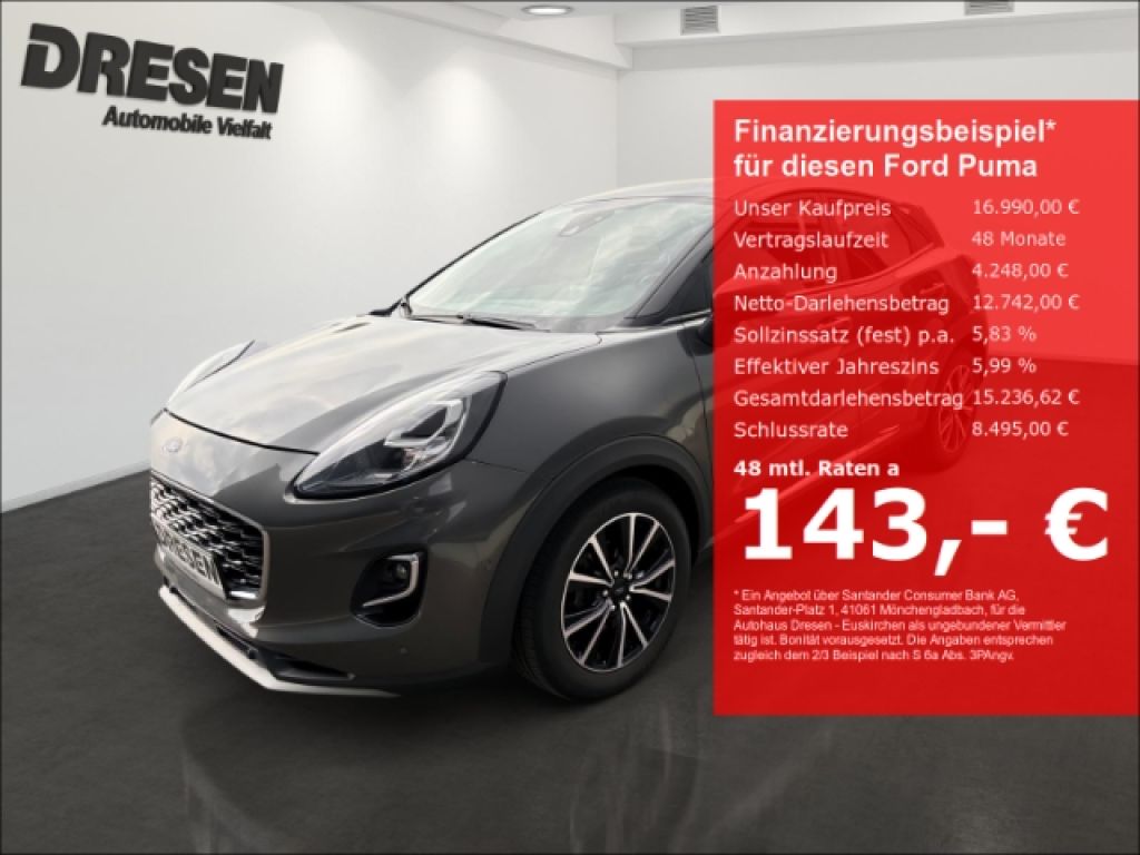 Ford Puma bei Gebrauchtwagen.expert - Hauptabbildung Ford Puma bei Gebrauchtwagen.expert - Hauptabbildung