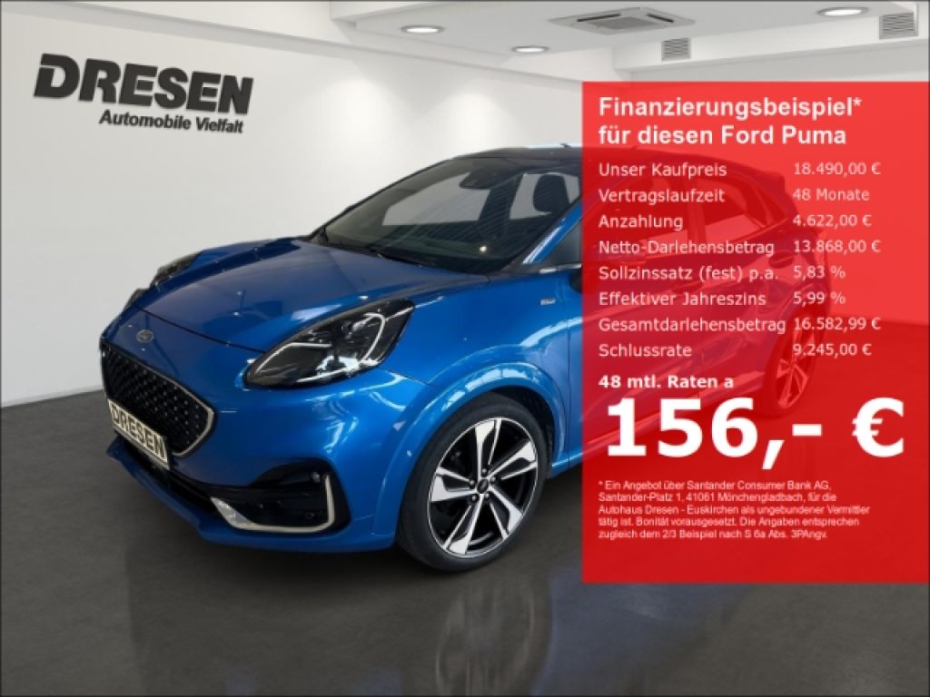 Ford Puma bei Gebrauchtwagen.expert - Hauptabbildung Ford Puma bei Gebrauchtwagen.expert - Hauptabbildung