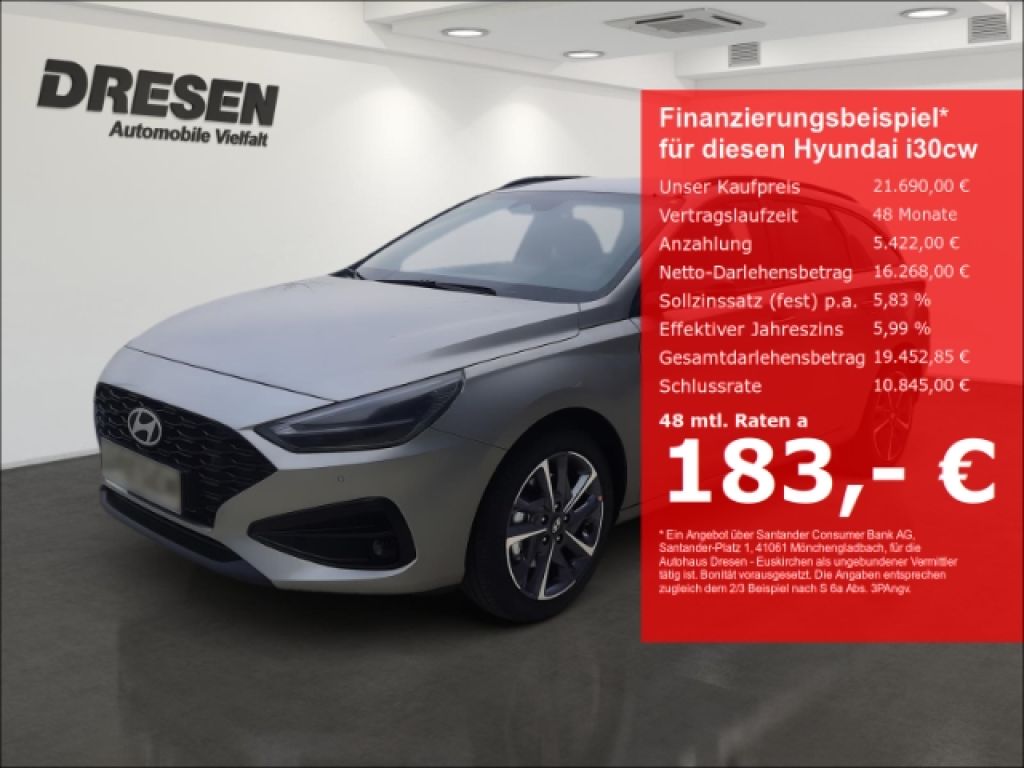 Hyundai i30 cw bei Gebrauchtwagen.expert - Hauptabbildung