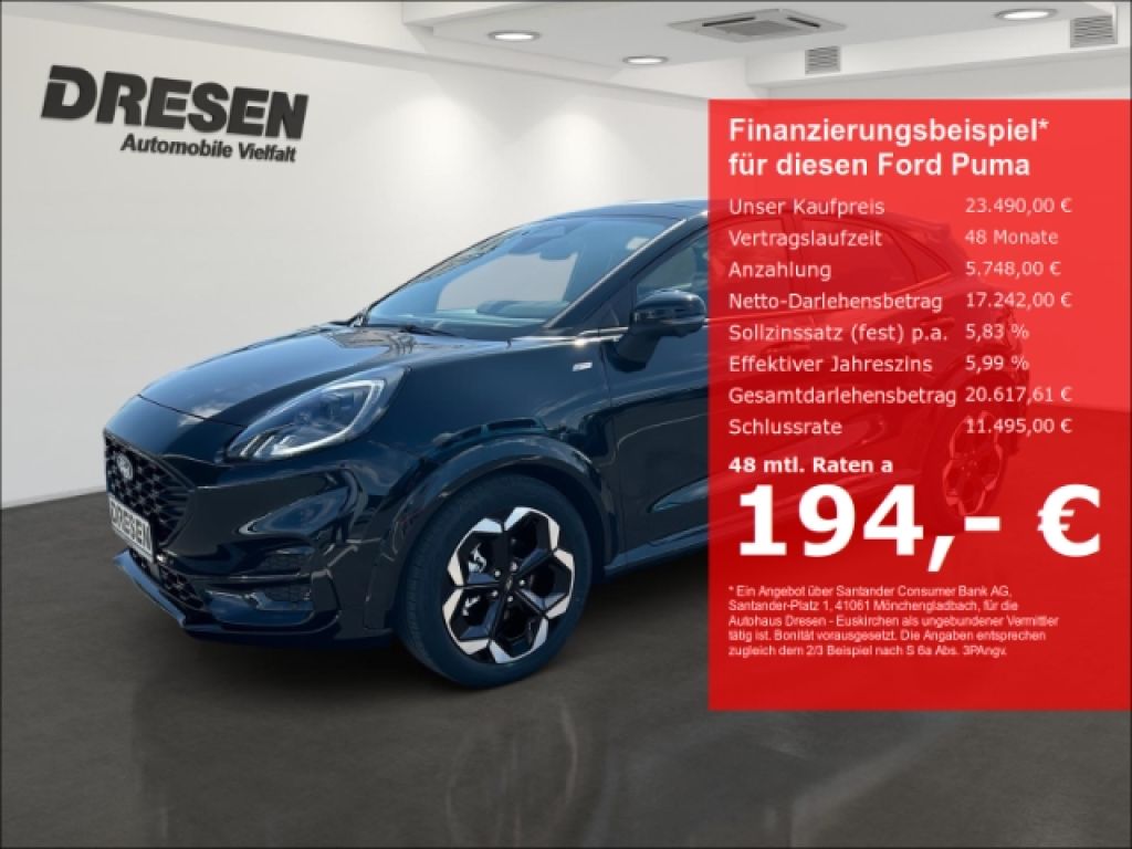 Ford Puma bei Gebrauchtwagen.expert - Hauptabbildung