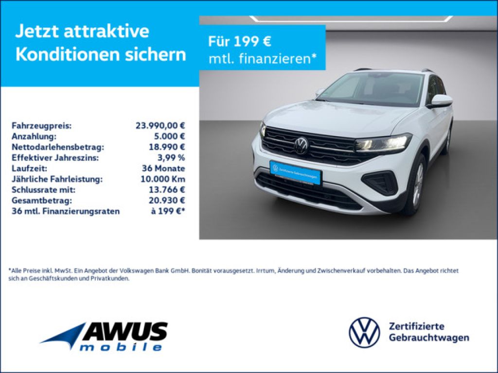 VW T-Cross bei Gebrauchtwagen.expert - Hauptabbildung VW T-Cross bei Gebrauchtwagen.expert - Hauptabbildung