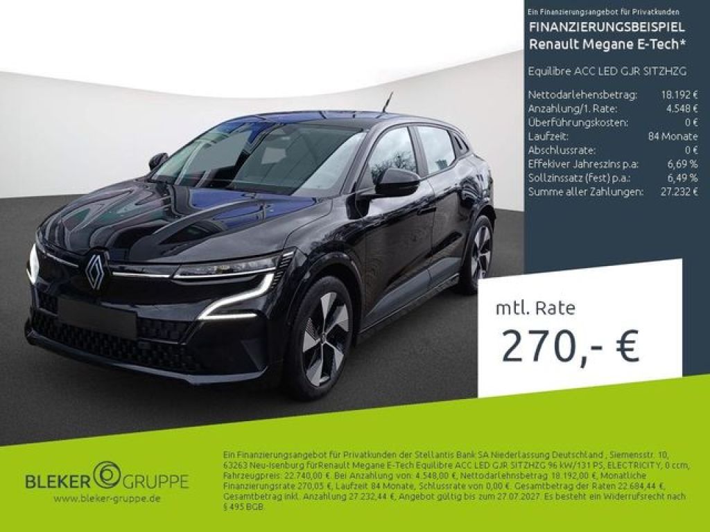 Renault Megane bei Gebrauchtwagen.expert - Hauptabbildung Renault Megane bei Gebrauchtwagen.expert - Hauptabbildung