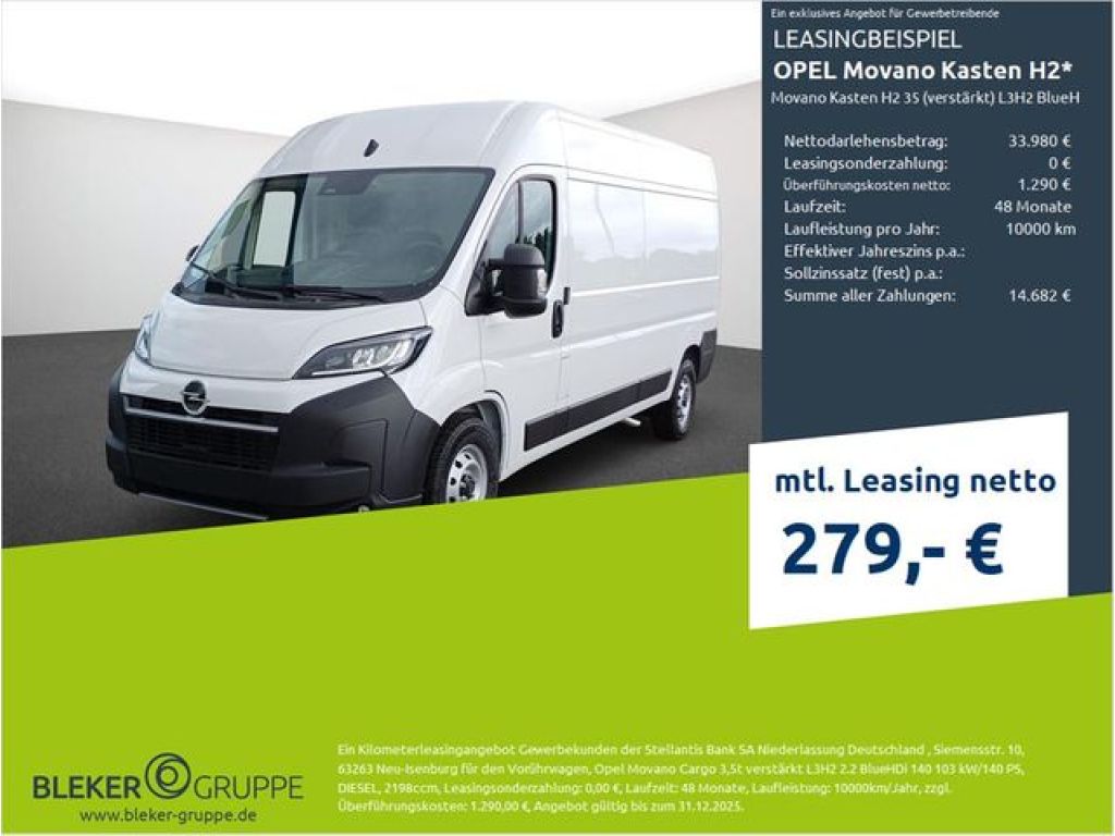 Opel Movano bei Gebrauchtwagen.expert - Hauptabbildung Opel Movano bei Gebrauchtwagen.expert - Hauptabbildung
