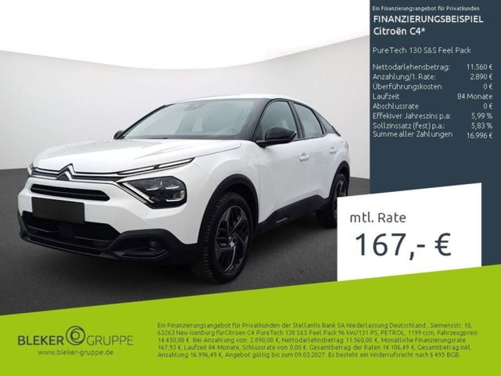 Citroen C4 bei Gebrauchtwagen.expert - Hauptabbildung Citroen C4 bei Gebrauchtwagen.expert - Hauptabbildung