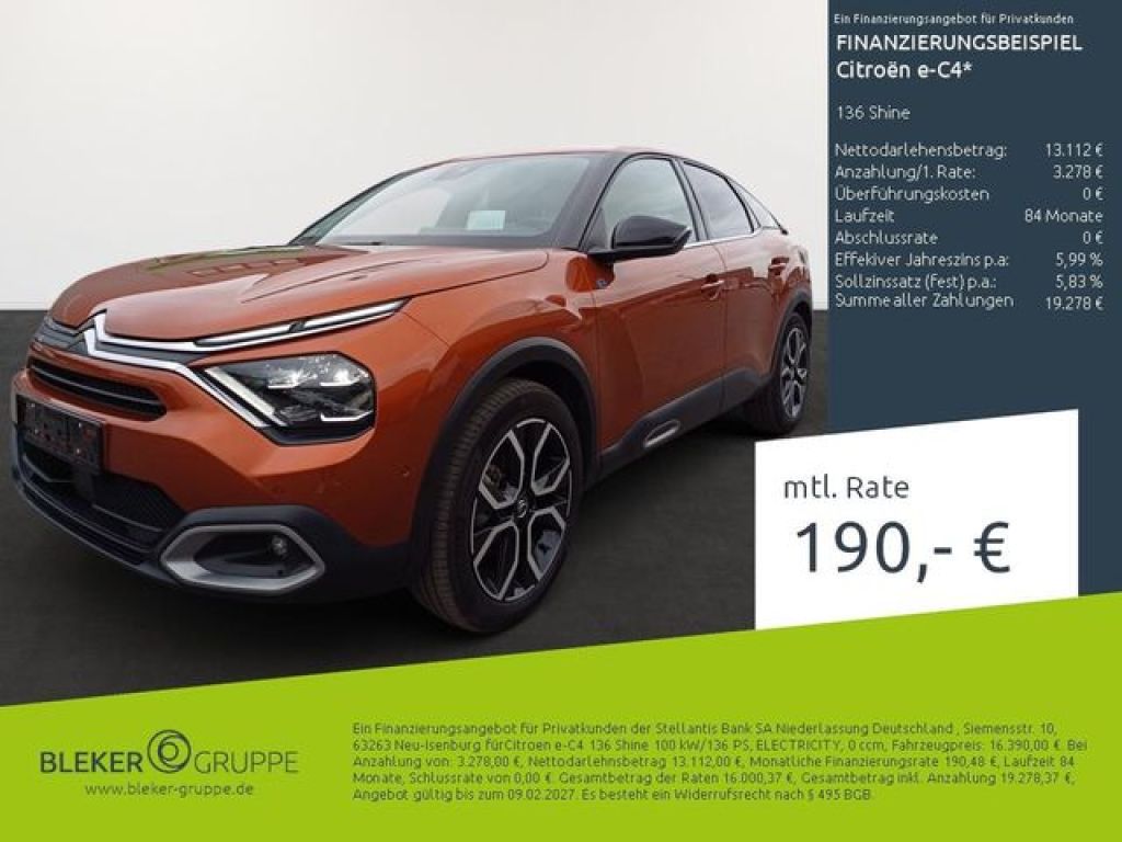 Citroen C4 bei Gebrauchtwagen.expert - Hauptabbildung Citroen C4 bei Gebrauchtwagen.expert - Hauptabbildung