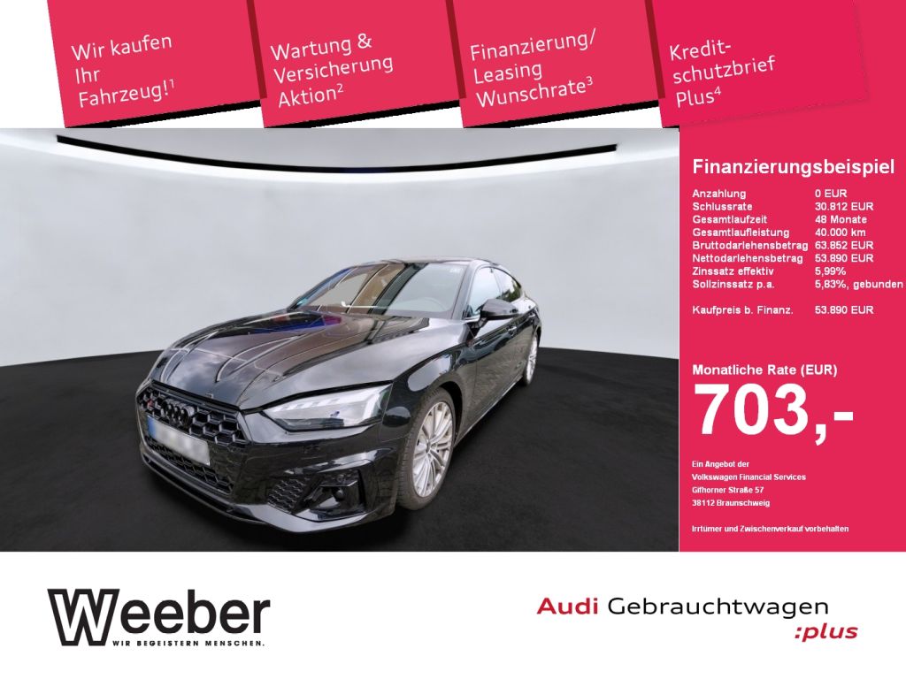 Audi S5 Sportback bei Gebrauchtwagen.expert - Hauptabbildung Audi S5 Sportback bei Gebrauchtwagen.expert - Hauptabbildung