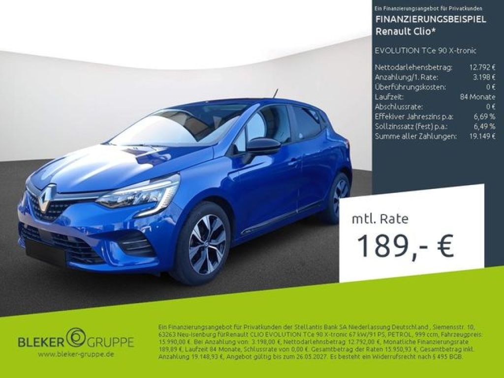Renault Clio bei Gebrauchtwagen.expert - Hauptabbildung Renault Clio bei Gebrauchtwagen.expert - Hauptabbildung