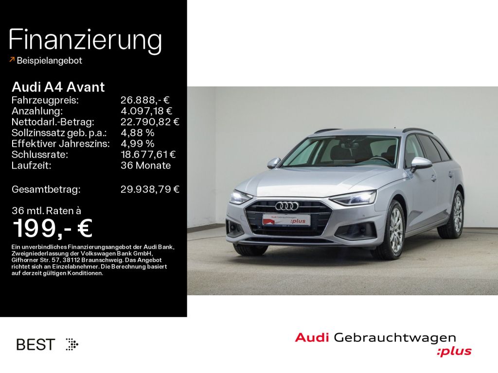 Audi A4 bei Gebrauchtwagen.expert - Hauptabbildung Audi A4 bei Gebrauchtwagen.expert - Hauptabbildung
