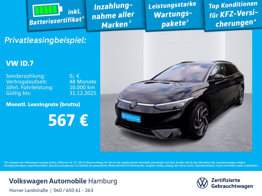 VW ID.7 bei Gebrauchtwagen.expert - Hauptabbildung VW ID.7 bei Gebrauchtwagen.expert - Hauptabbildung
