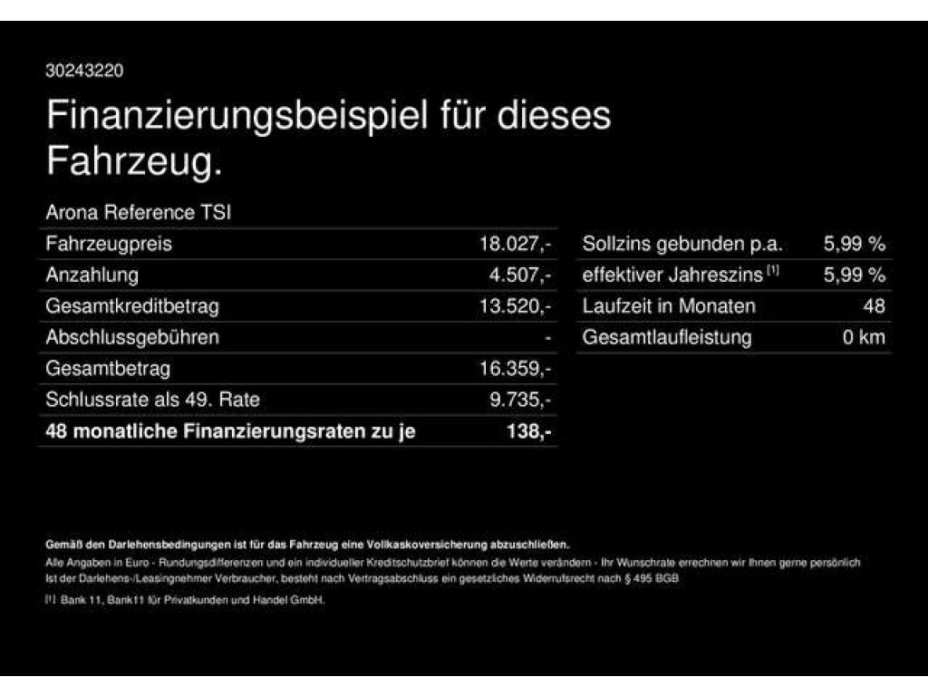Seat Arona bei Gebrauchtwagen.expert - Hauptabbildung Seat Arona bei Gebrauchtwagen.expert - Hauptabbildung