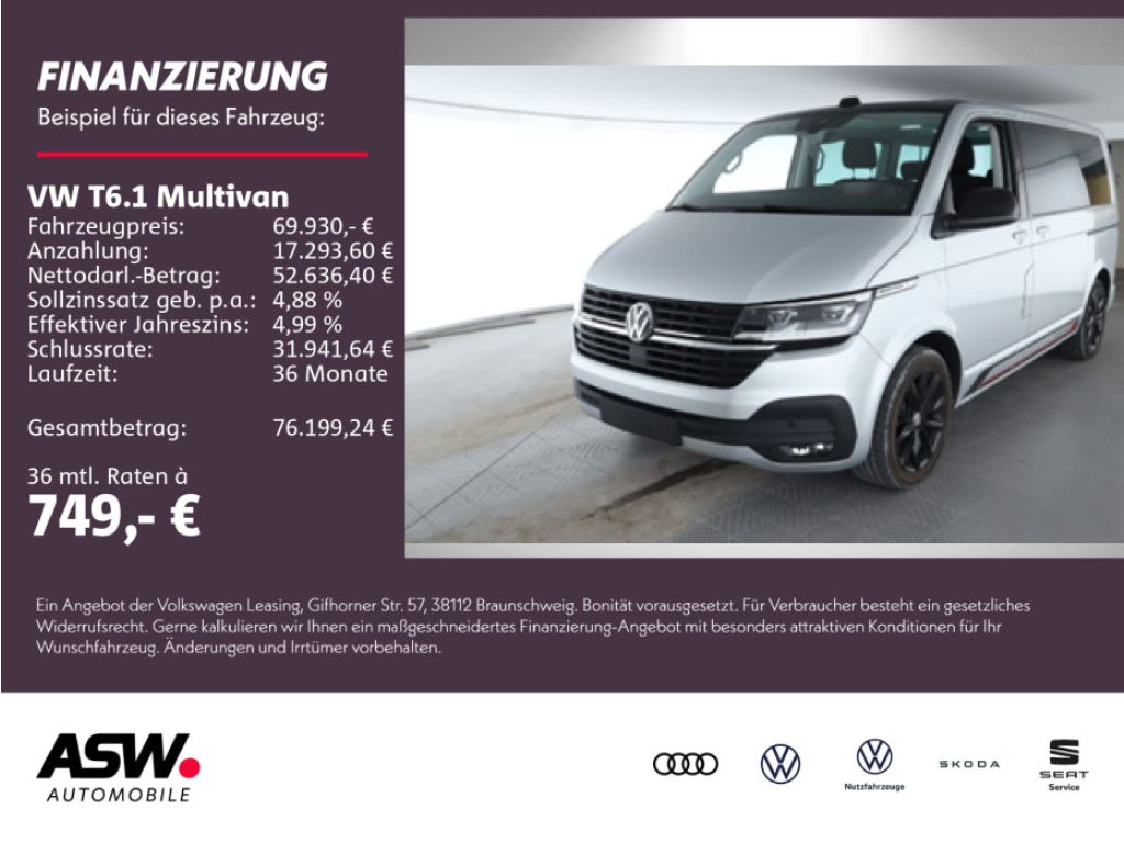 VW T6 bei Gebrauchtwagen.expert - Hauptabbildung VW T6 bei Gebrauchtwagen.expert - Hauptabbildung