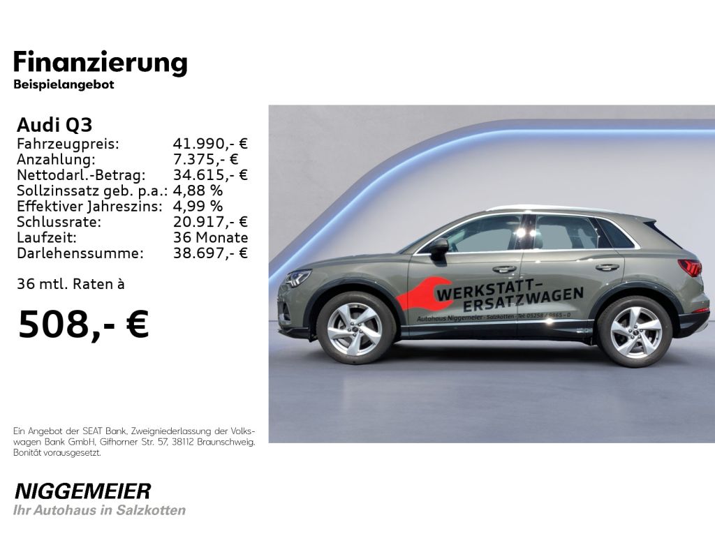 Audi Q3 bei Gebrauchtwagen.expert - Hauptabbildung