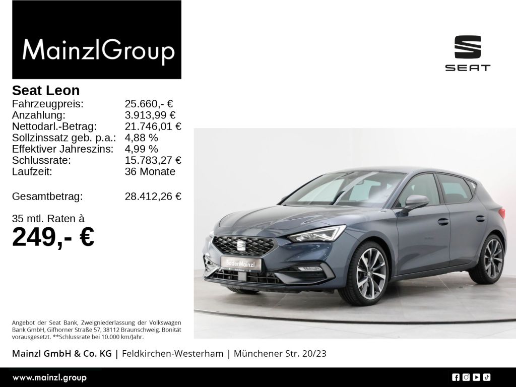 Seat Leon bei Gebrauchtwagen.expert - Hauptabbildung Seat Leon bei Gebrauchtwagen.expert - Hauptabbildung