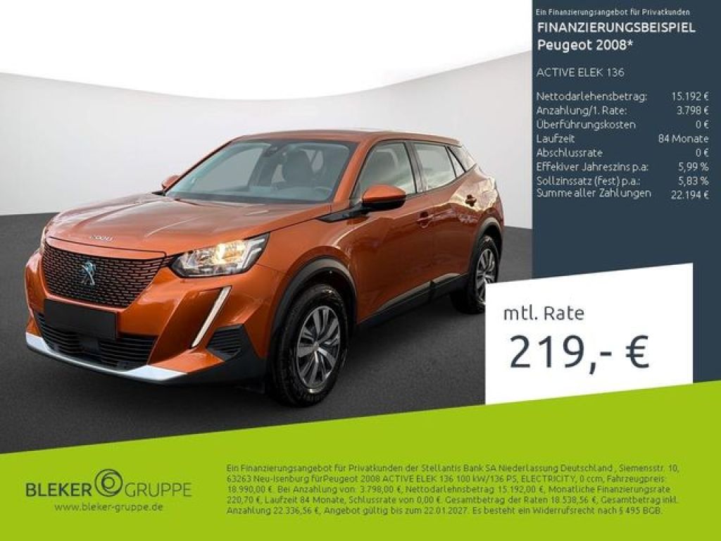 Peugeot 2008 bei Gebrauchtwagen.expert - Hauptabbildung Peugeot 2008 bei Gebrauchtwagen.expert - Hauptabbildung