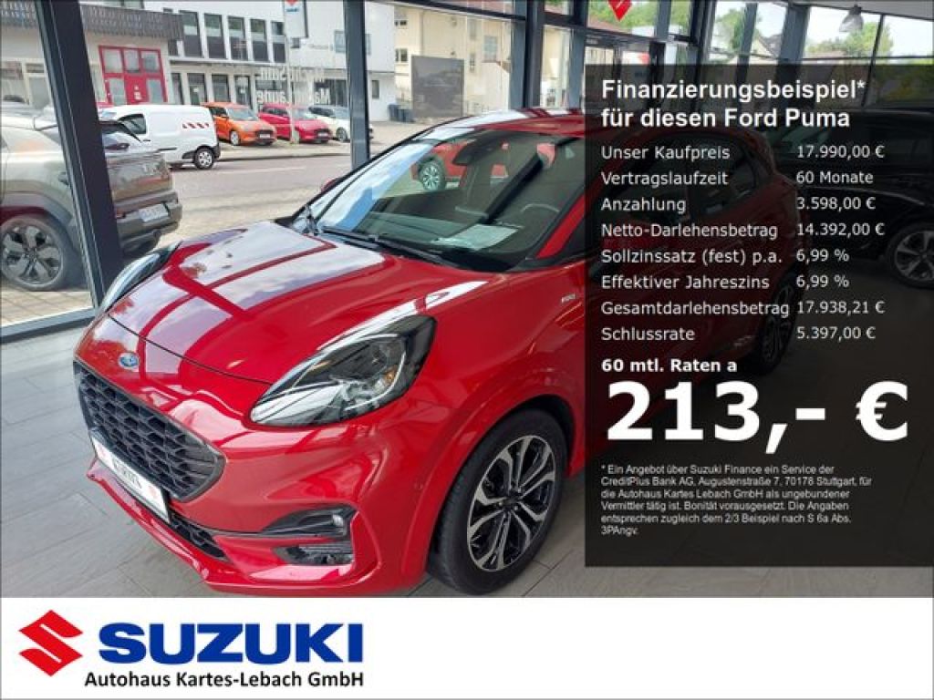 Ford Puma bei Gebrauchtwagen.expert - Hauptabbildung Ford Puma bei Gebrauchtwagen.expert - Hauptabbildung