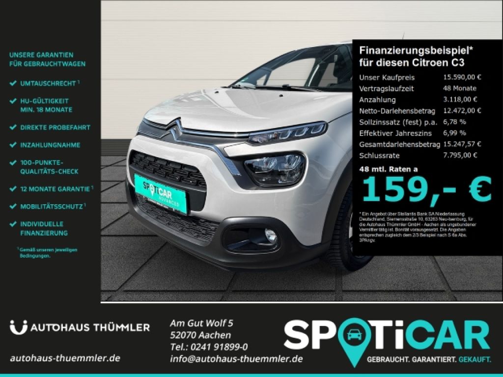 Citroen C3 bei Gebrauchtwagen.expert - Hauptabbildung Citroen C3 bei Gebrauchtwagen.expert - Hauptabbildung