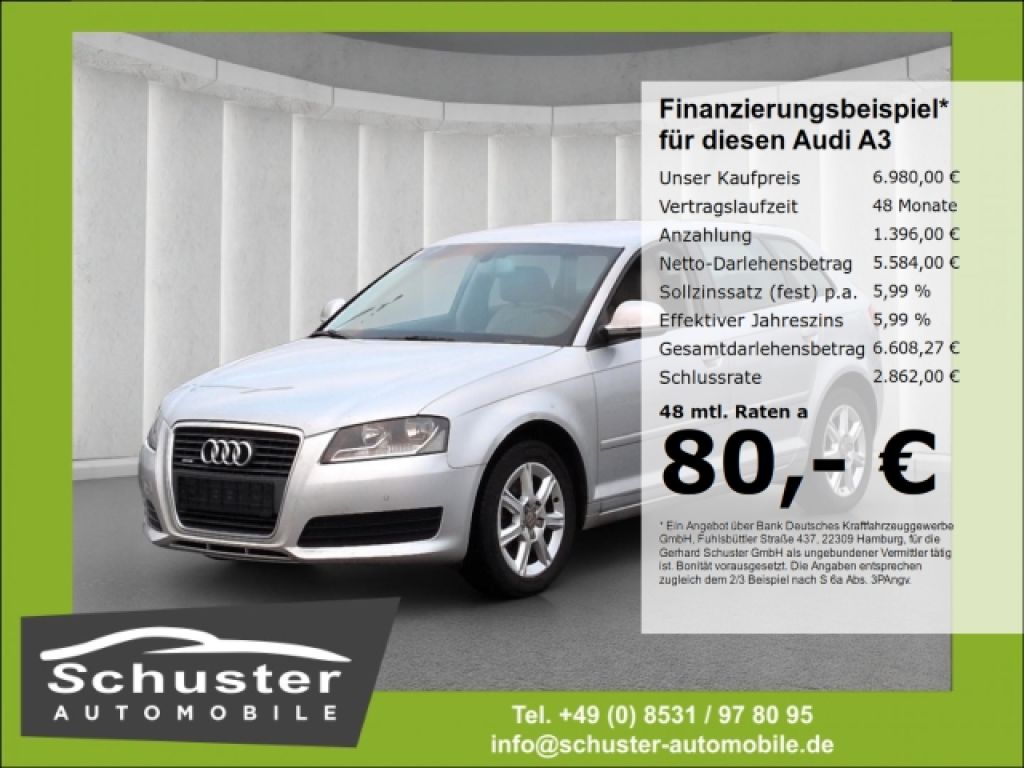 Audi A3 Sportback bei Gebrauchtwagen.expert - Hauptabbildung Audi A3 Sportback bei Gebrauchtwagen.expert - Hauptabbildung