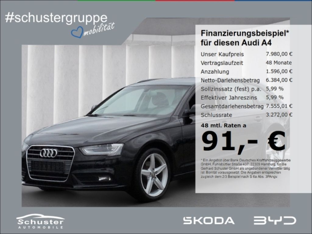 Audi A4 bei Gebrauchtwagen.expert - Hauptabbildung Audi A4 bei Gebrauchtwagen.expert - Hauptabbildung