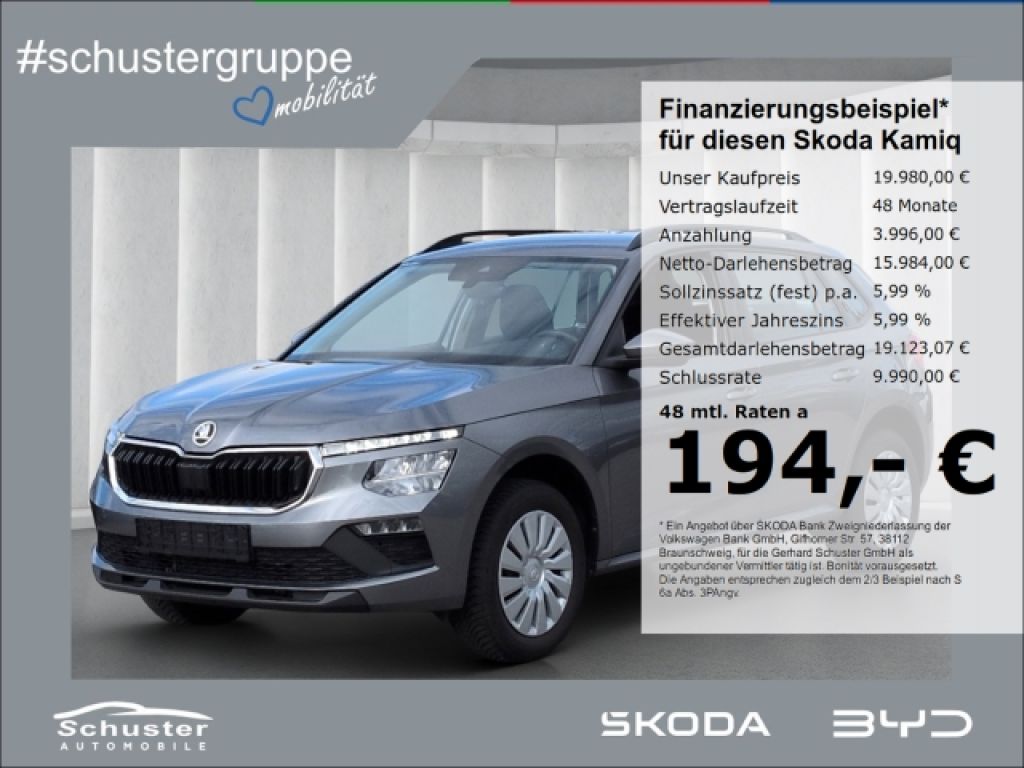 Skoda Kamiq bei Gebrauchtwagen.expert - Hauptabbildung Skoda Kamiq bei Gebrauchtwagen.expert - Hauptabbildung