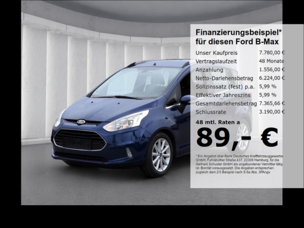 Ford B-MAX bei Gebrauchtwagen.expert - Hauptabbildung Ford B-MAX bei Gebrauchtwagen.expert - Hauptabbildung