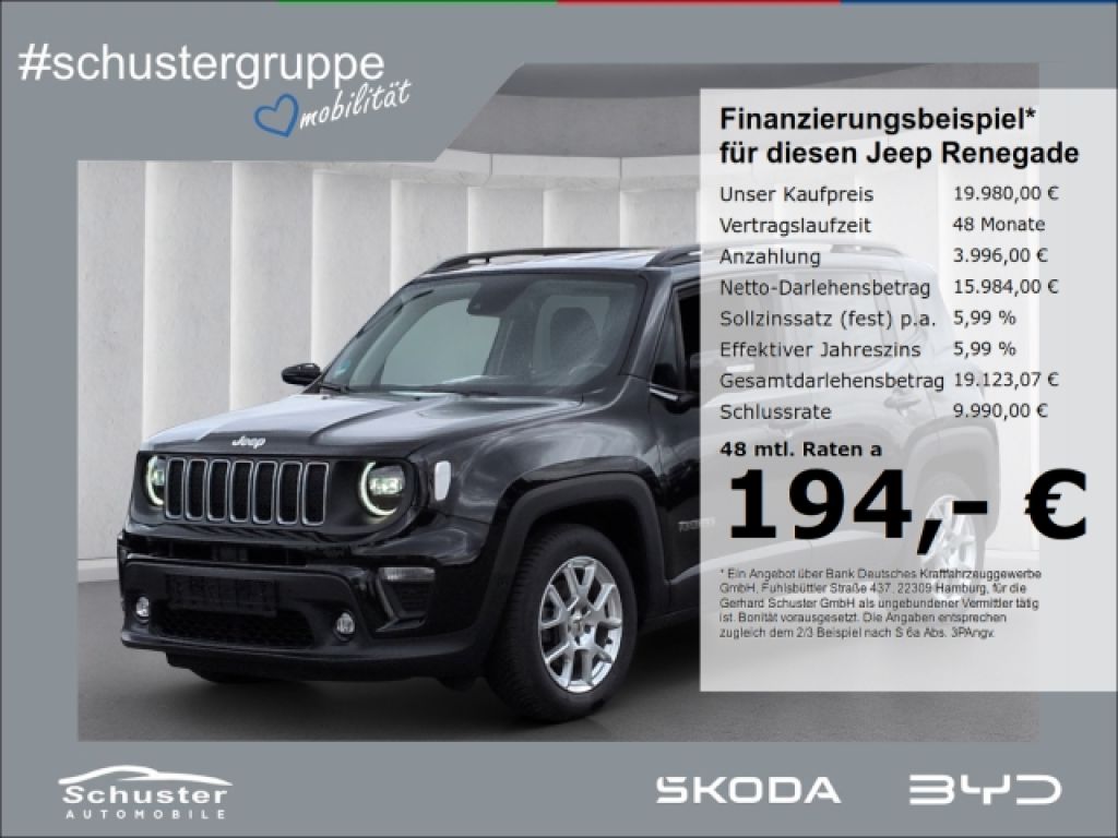 Jeep Renegade bei Gebrauchtwagen.expert - Hauptabbildung Jeep Renegade bei Gebrauchtwagen.expert - Hauptabbildung