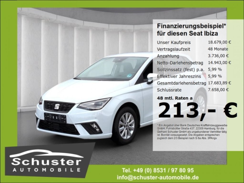 Seat Ibiza bei Gebrauchtwagen.expert - Hauptabbildung Seat Ibiza bei Gebrauchtwagen.expert - Hauptabbildung