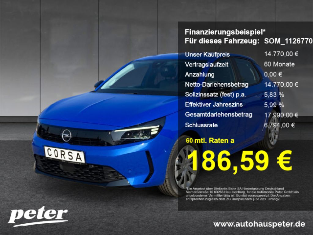 Opel Corsa bei Gebrauchtwagen.expert - Hauptabbildung Opel Corsa bei Gebrauchtwagen.expert - Hauptabbildung