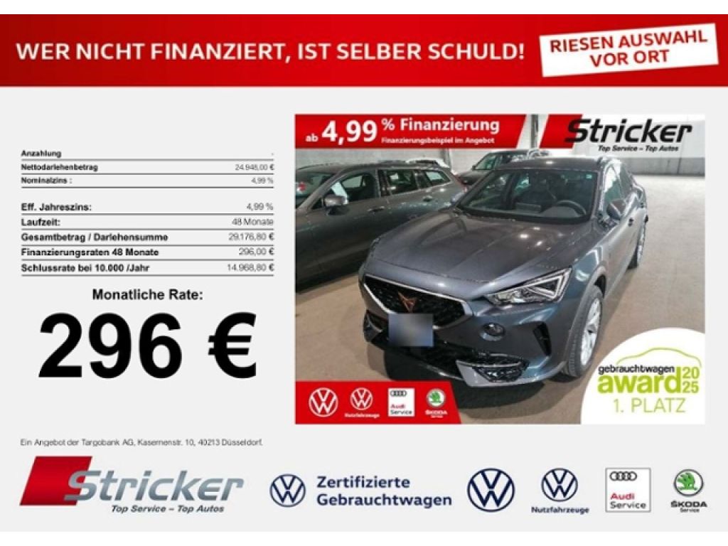 Cupra Formentor bei Gebrauchtwagen.expert - Hauptabbildung Cupra Formentor bei Gebrauchtwagen.expert - Hauptabbildung