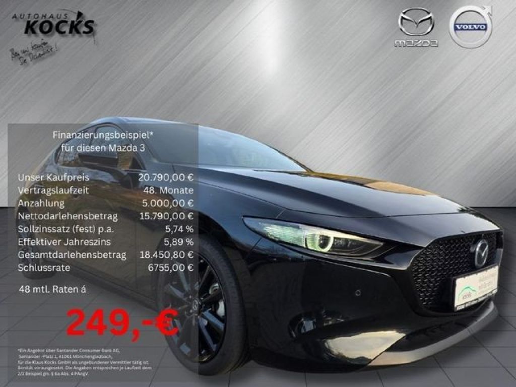 Mazda 3 bei Gebrauchtwagen.expert - Hauptabbildung Mazda 3 bei Gebrauchtwagen.expert - Hauptabbildung